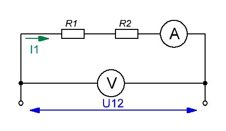 Задачи на последовательное соединение сопротивлений с решением