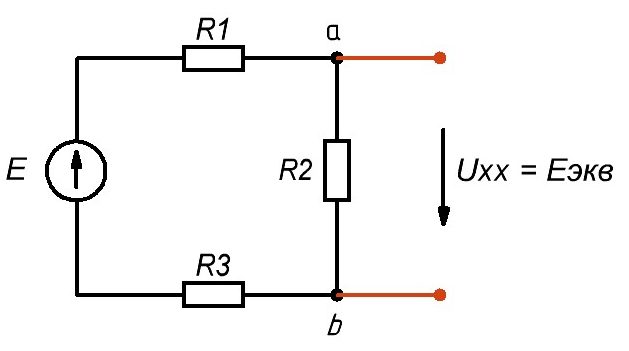 Рис. 3. Режим холостого хода генератора